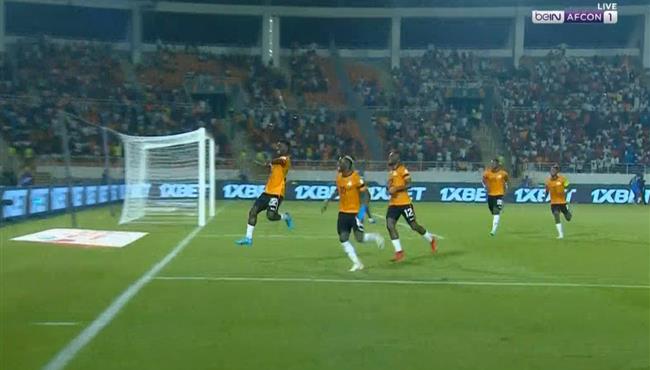 هدف زامبيا الاول الرائع في مرمي الكونغو الديمقراطية بكأس أمم افريقيا