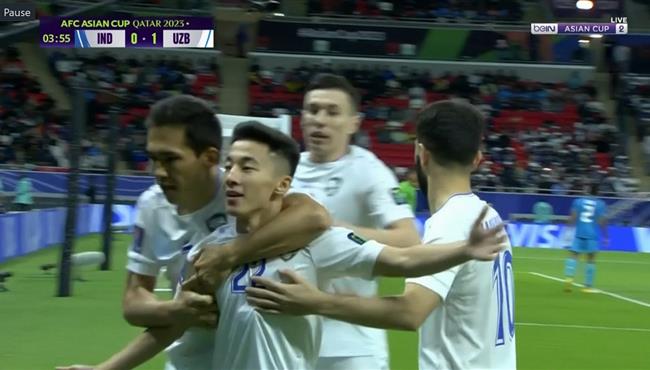 اهداف مباراة اوزبكستان والهند 3 0 كاس اسيا