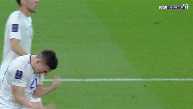 هدف اوزبكستان الثاني في مرمي الهند بكاس اسيا