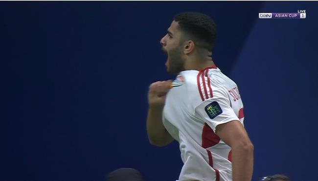 هدف الامارات الاول في مرمي فلسطين بكاس اسيا