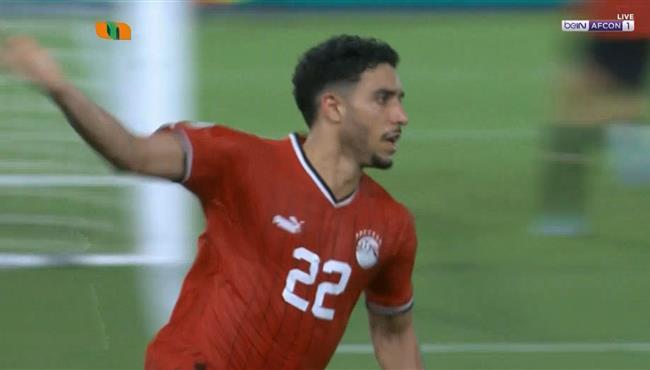 هدف عمر مرموش في مرمي غانا بكاس امم افريقيا