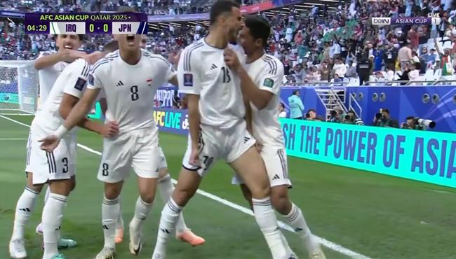 اهداف مباراة العراق واليابان 2 1 كاس اسيا