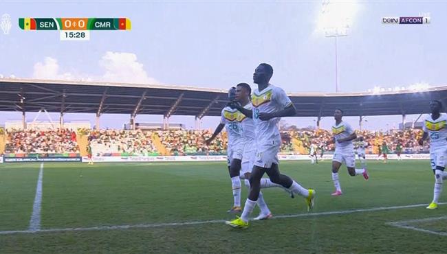 هدف السنغال الاول في مرمي الكاميرون بكاس امم افريقيا
