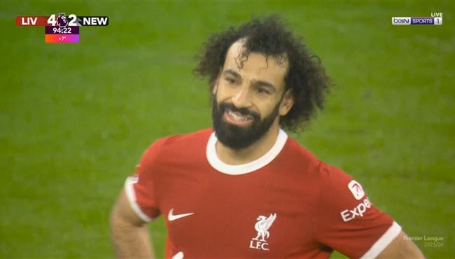 محمد صلاح يهدر هدف محقق لليفربول امام نيوكاسل