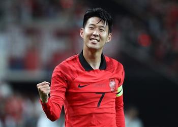 فيديو سون يسجل هدف كوريا الجنوبية الأول أمام الأردن