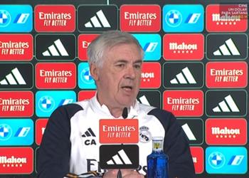 أنشيلوتي كنت سعيد ا بعد خسارة ريال مدريد أمام أتلتيكو ويتحدث عن خطأ لينون وأهداف فينيسيوس