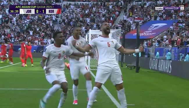 اهداف مباراة الاردن وكوريا الجنوبية 2 2 كاس اسيا