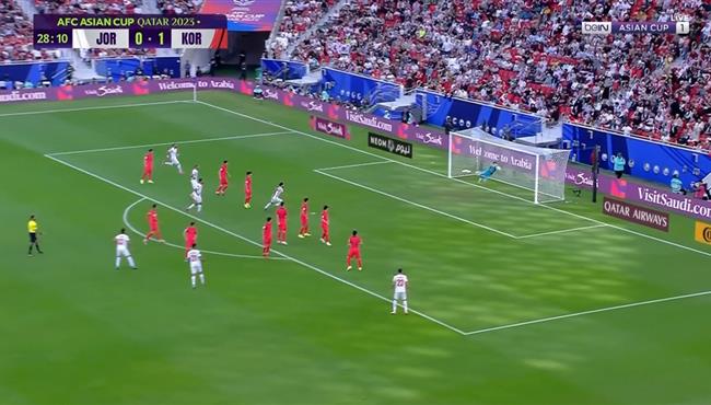 تصدي حارس مرمي كوريا الجنوبية يحرم موسي التعمري من تسجيل هدف عالمي