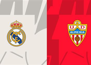 موعد والقناة الناقلة لمباراة ريال مدريد وألميريا اليوم في الدوري الإسباني والمعلق