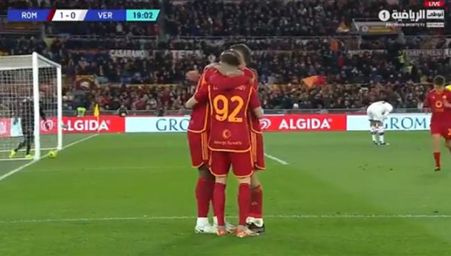 اهداف مباراة روما وهيلاس فيرونا 2 1 الدوري الايطالي