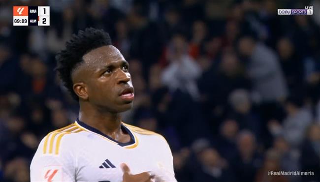 هدف فينيسيوس جونيور في مرمي الميريا بالدوري الاسباني