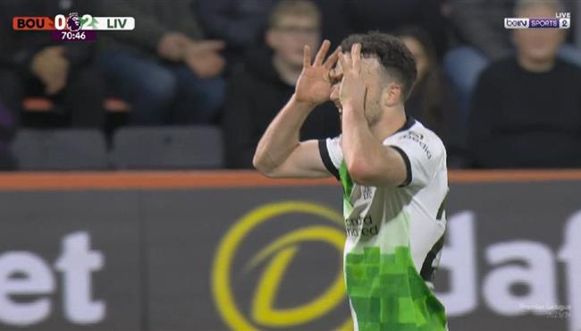 هدف جوتا الاول في مرمي بورنموث بالدوري الانجليزي