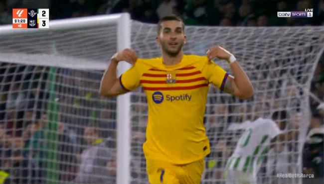 هدف فيران توريس الثالث في مرمي ريال بيتيس بالدوري الاسباني