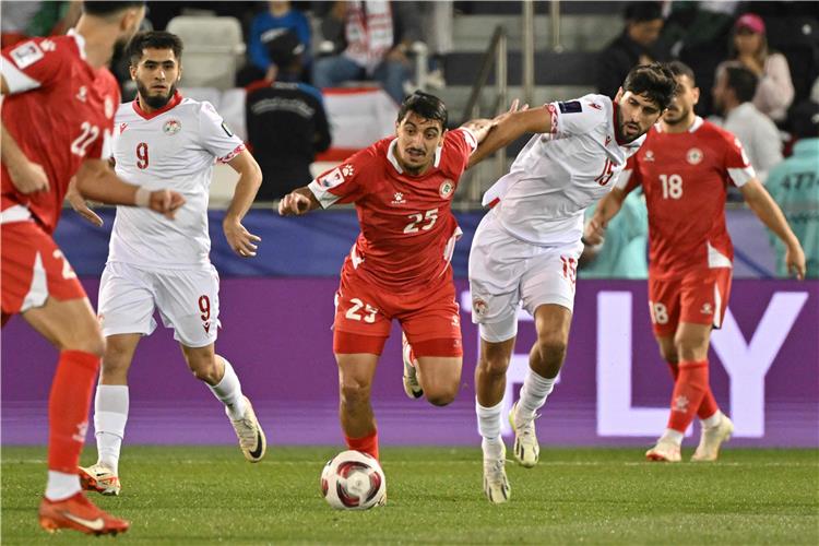 مباراة لبنان وطاجيكستان