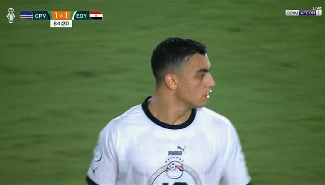 فرصة مصطفي محمد الخطيرة علي مرمي الرأس الاخضر بكأس امم افريقيا