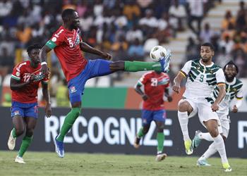 فيديو جالو يسجل هدف تعادل جامبيا أمام الكاميرون