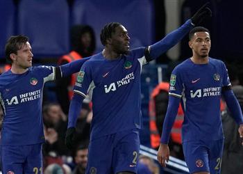 فيديو تشيلسي يكتسح ميدلزبره بسداسية ويتأهل إلى نهائي كأس الرابطة الإنجليزية