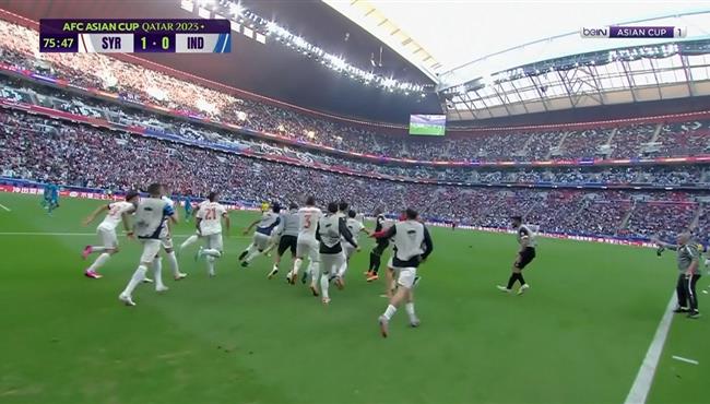 هدف فوز سوريا علي الهند 1 0 كاس اسيا