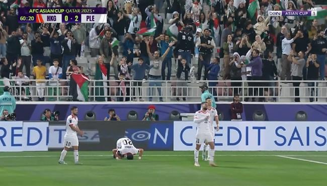 هدف فلسطين الثالث في مرمي هونج كونج عدي الدباغ