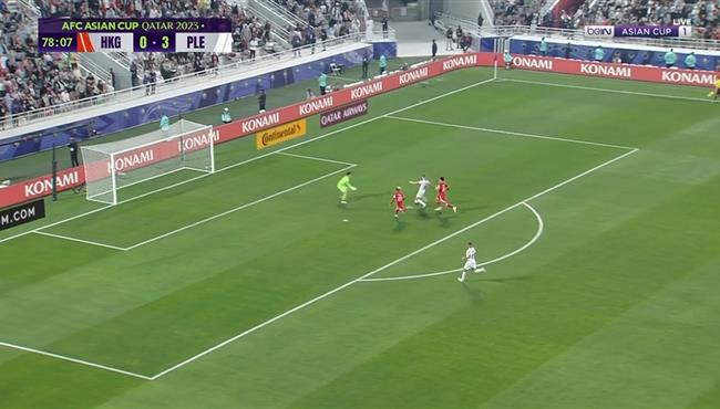 لاعب فلسطين يهدر انفراد تام بطريقة لا تصدق امام هونج كونج في كاس اسيا