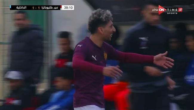 هدف احمد هاني العالمي في مرمي الداخلية بكاس الرابطة المصرية