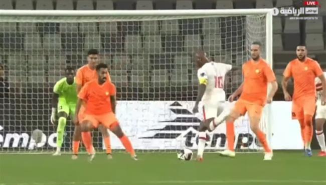شيكابالا كاد ان يسجل هدف في مباراة الزمالك وام صلال