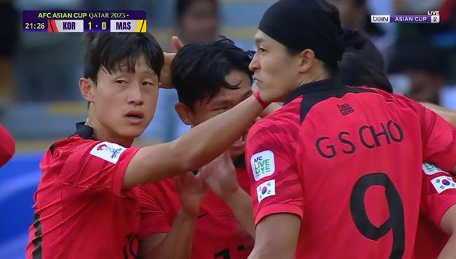 اهداف مباراة كوريا الجنوبية وماليزيا 3 3 كاس اسيا