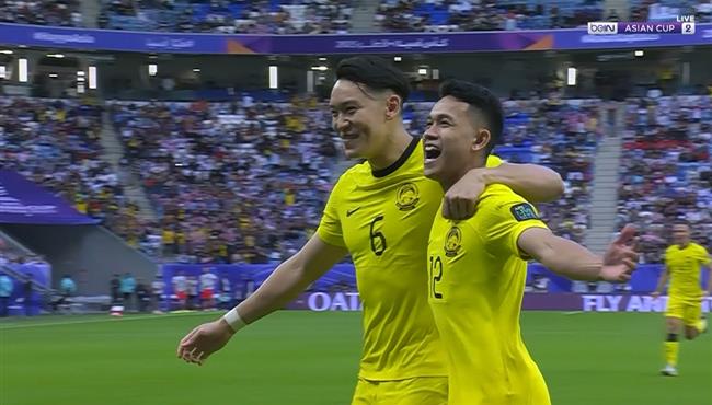 هدف ماليزيا الثاني في مرمي كوريا الجنوبية بكاس اسيا
