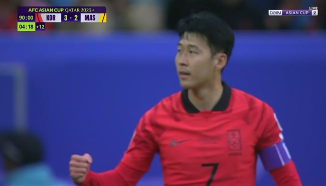 هدف سون في مرمي ماليزيا بكاس اسيا