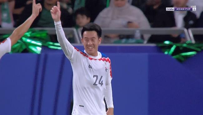 هدف تايلاند الملغي في مرمي السعودية بكاس اسيا