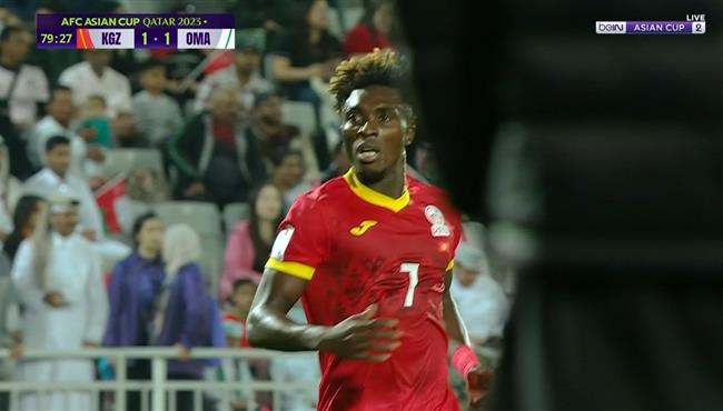 هدف تعادل قرجيكستان مع عمان 1 1 كاس اسيا