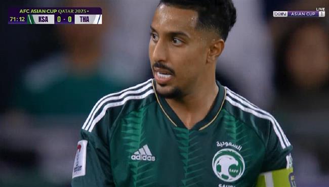 سالم الدوسري كاد ان يسجل هدف امام تايلاند بكأس اسيا