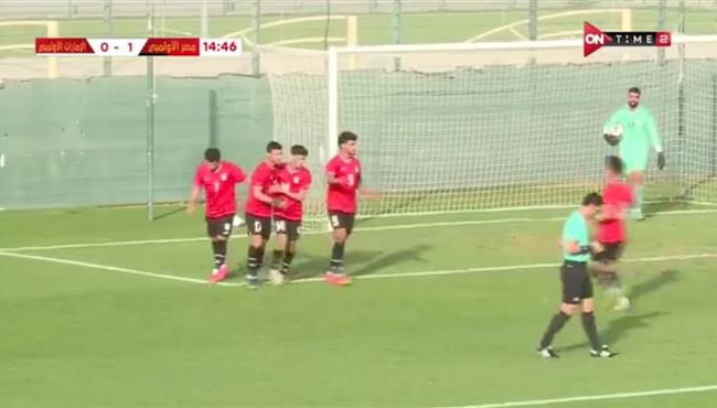 اهداف مباراة مصر والامارات الاولمبي 5 0 مباراة ودية