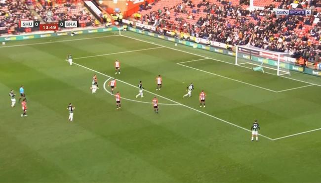 هدف عالمي في مباراة برايتون وشيفيلد بكأس الاتحاد الانجليزي