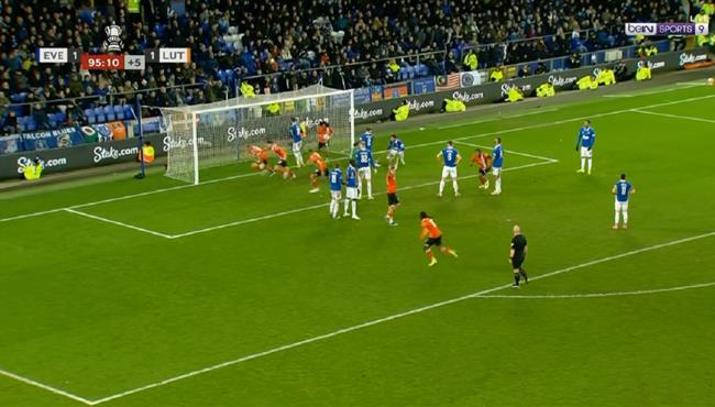 اهداف مباراة ايفرتون ولوتون تاون 1 2 كأس الاتحاد الانجليزي