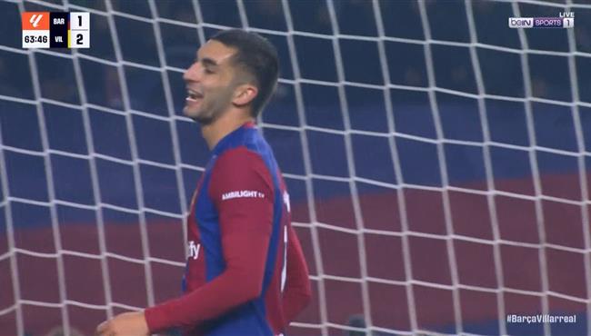 فيران توريس يهدر فرصة سهلة للغاية امام فياريال بالدوري الاسباني