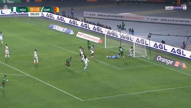 هدف نيجيريا الملغي امام الكاميرون في كأس امم افريقيا