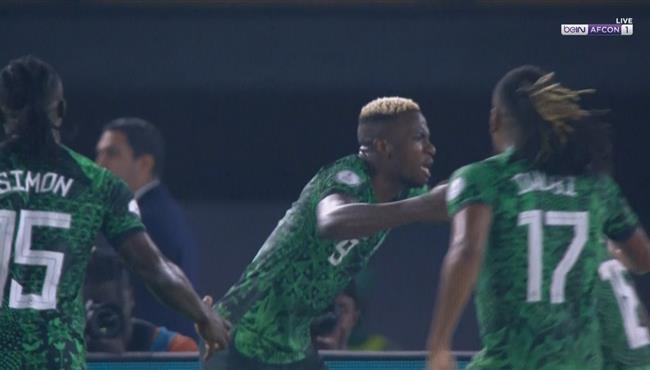 هدف نيجيريا الاول في مرمي الكاميرون بكأس امم افريقيا