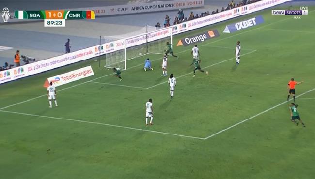 هدف نيجيريا الثاني في مرمي الكاميرون بكأس امم افريقيا