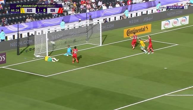 هدف استراليا الثاني في مرمي اندونيسيا بكاس اسيا