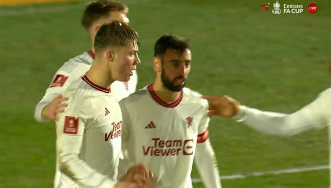 اهداف مباراة مانشستر يونايتد ونيوبورت كونتي 4 2 كاس الاتحاد الانجليزي