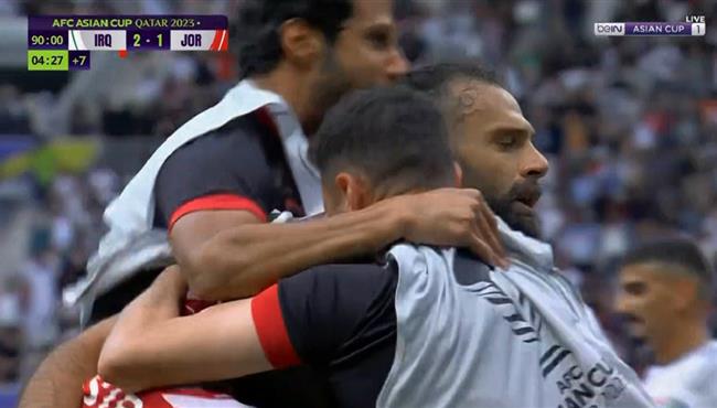 هدف الاردن الثاني في مرمي العراق يزن العرب