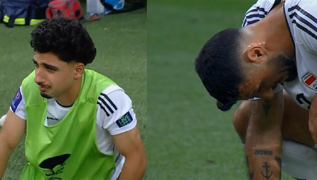 حسرة لاعبي العراق بعد الخسارة امام الاردن والخروج من كأس اسيا