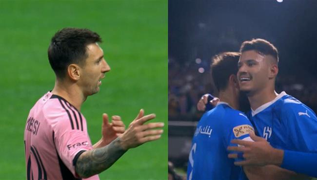 هدف الهلال الثاني في مرمي انتر ميامي بكأس موسم الرياض وحسرة ميسي