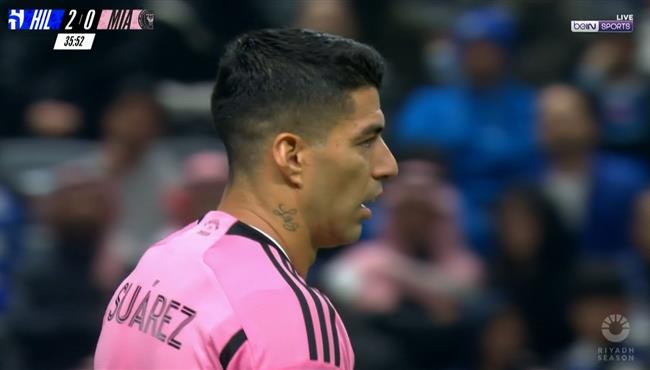هدف لويس سواريز في مرمي الهلال بكأس موسم الرياض