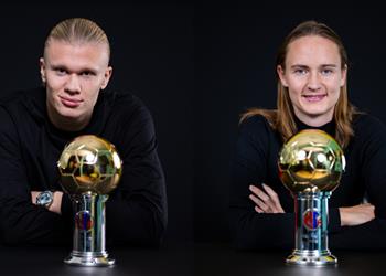 هالاند يحصد جائزة لاعب العام في النرويج ويكشف أفضل لحظة في مسيرته