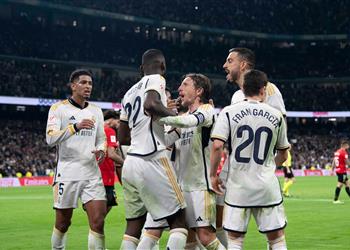 فيديو رأسية روديجر تقود ريال مدريد لفوز صعب على مايوركا في الدوري الإسباني