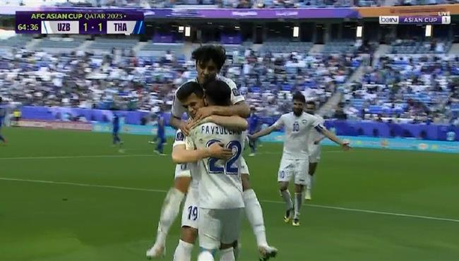هدف اوزبكستان الثاني في مرمي تايلاند بكأس اسيا