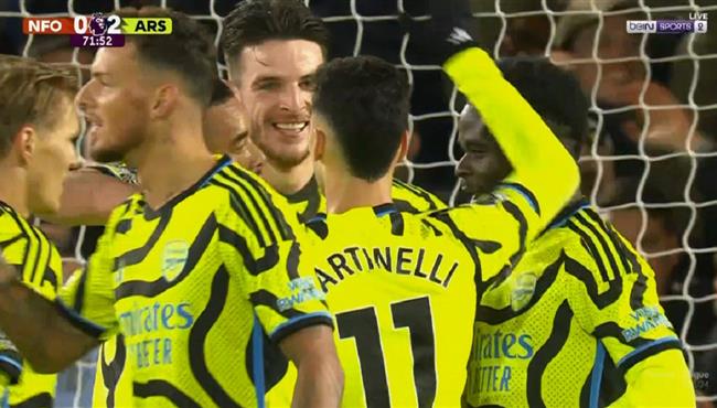 اهداف مباراة ارسنال ونوتينجهام فورست 2 1 الدوري الانجليزي