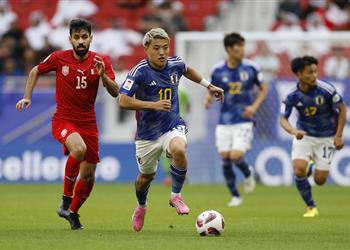 فيديو اليابان ت قصي البحرين بثلاثية وتتأهل لربع نهائي كأس آسيا 2023